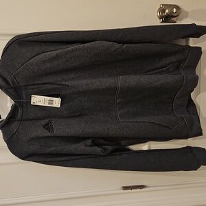 NWT‎ MEN'S Adidas Dark Gray Hoodie Large